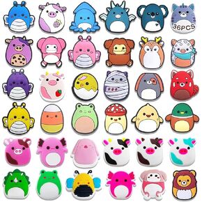 36 PCS Shoe Charms for Crocs, Shoe Decoration Party Animals Popular Singer Style Charms for Crocs Party DIY Gifts