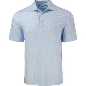 Cutter & Buck Pike Eco Diamond Dot Print Recycled Mens Big & Tall Polo