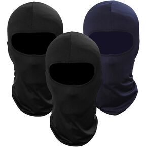 Pukavt 1-3 Pack Balaclava Face Mask, Ski Mask for Men Women, UV Protection Windproof Scarf for Motorcycle Snowboard Cycling