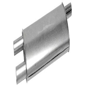 Walker SoundFX Universal 18104 Universal Exhaust Muffler 2.25" Inlet (ID) 2" Outlet (ID) for Chevrolet Camaro