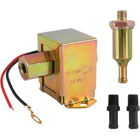 12V Universal Electric Fuel Pump EP014 For Metal Solid Diesel or Petro 4-6 PSI EP-014