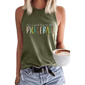 Women It’s a Good Day to Play Pickleball Tank Top Pickleball Lover Shirt Summer Casual Sport Sleeveless Top in Saudi Arabia