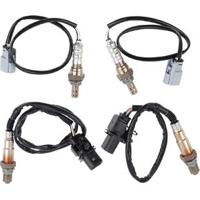 Dasbecan Oxygen O2 Sensor 4PCS Compatible with 2011-2014 Ford F150 F-150 5.0L 6.2L 234-5113 234-5076 234-4494 Left Right Upstream & Downstream