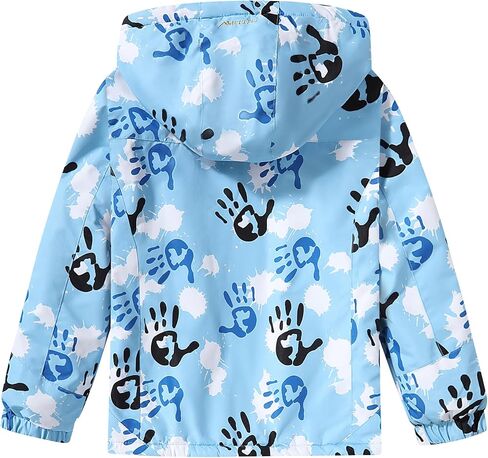 WULFUL Boy's Waterproof Ski Jacket Warm Fleece Hooded Winter Snow Coat in Kuwait