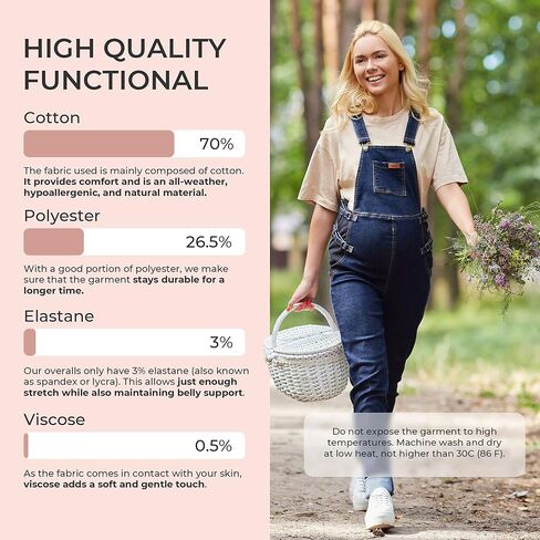 JOHNNY'S MAMA - Comfortable Maternity Overalls for Pregnant Women, Stylish Pregnancy Overalls for Women in Saudi Arabia