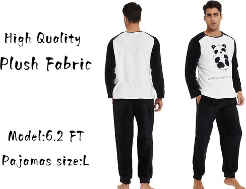 Mens Fleece Robes Set-Mens Winter Plush Robe-Fashionable Cartoon-Soft -Comfortable-Winter Nightgown in Saudi Arabia