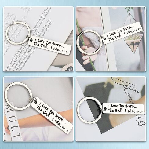 PLwelth I Love You Keychain for Couples Husband Wife Funny Keyring Gifts for Her Him Valentine's Day Birthday Christmas in Saudi Arabia