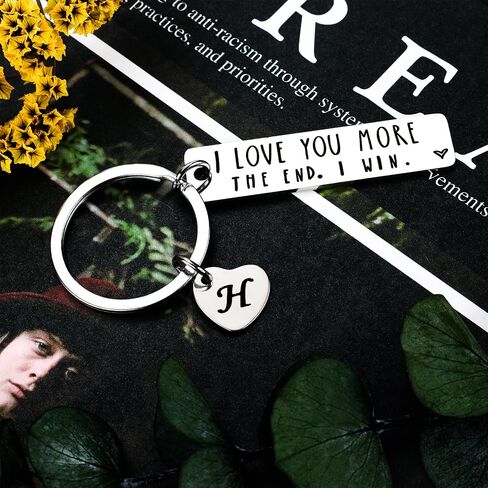 PLwelth I Love You Keychain for Couples Husband Wife Funny Keyring Gifts for Her Him Valentine's Day Birthday Christmas in Saudi Arabia
