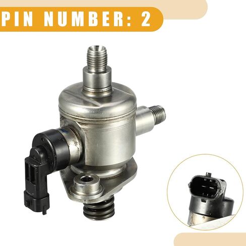 High Pressure Fuel Pump No.12691016/12622475/12677328 - Car Fuel Tank Mechanical Fuel Pump - for Buick Enclave Avenir Metal Silver Tone - 1 Pcs in Saudi Arabia