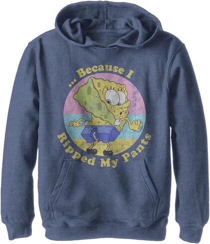 Nickelodeon Kids' Spongebob Squarepants Because I Ripped My Pants Youth Pullover Hoodie in Saudi Arabia