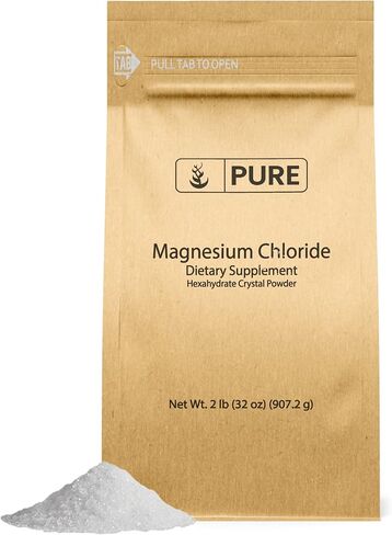 Pure Original Ingredients Magnesium Chloride (1 lb), Eco-Friendly Packaging, Crystal Powder, Magnesium Supplement in Kuwait