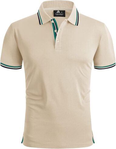GEEK LIGHTING Polo Shirts for Men Short Sleeve Summer Causal Collared Golf Tennis T-Shirt in Saudi Arabia