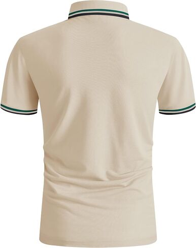 GEEK LIGHTING Polo Shirts for Men Short Sleeve Summer Causal Collared Golf Tennis T-Shirt in Saudi Arabia