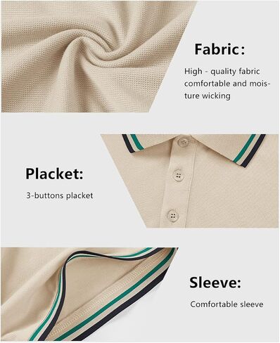 GEEK LIGHTING Polo Shirts for Men Short Sleeve Summer Causal Collared Golf Tennis T-Shirt in Saudi Arabia