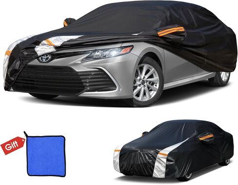 Car Cover for Toyota Camry All-Weather Outdoor Waterproof Rain Snow UV Sun Protector Full Exterior Weatherproof,Indoor Car Cover. in Saudi Arabia