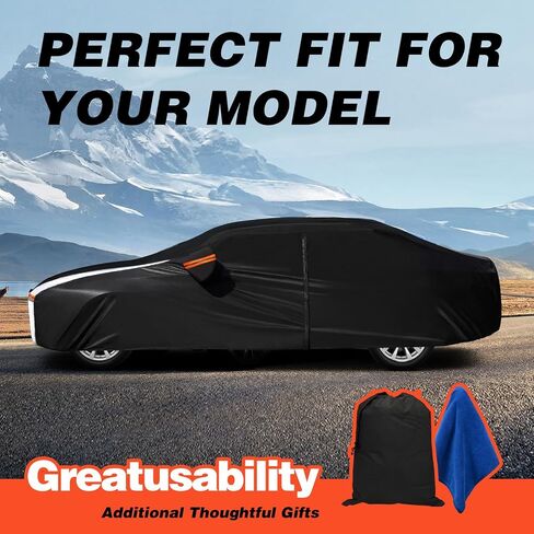 Car Cover for Toyota Camry All-Weather Outdoor Waterproof Rain Snow UV Sun Protector Full Exterior Weatherproof,Indoor Car Cover. in Saudi Arabia