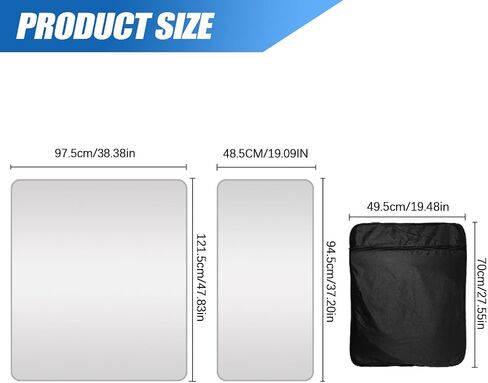 PACEWALKER Glass Foldable Roof Sunshade Heat Insulation UV Blocking Sunroof Covers Compatible with 2022-2024 Rivian R1S Accessories(Silver) in Saudi Arabia