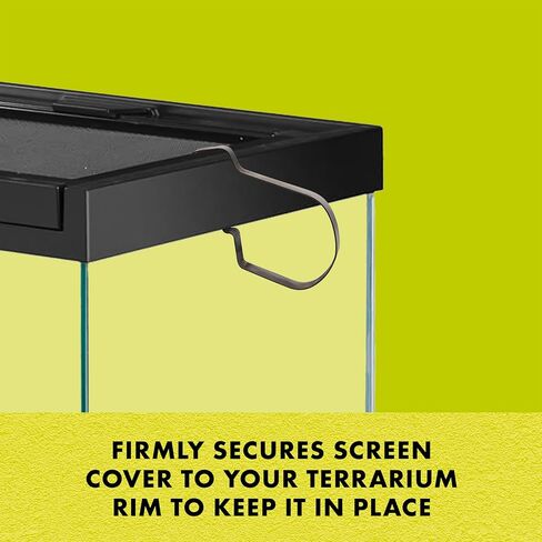 مشابك غير قابلة للقفل لشاشة الهواء النقي من زيلا للزواحف، عبوتان، صغيرة in Kuwait