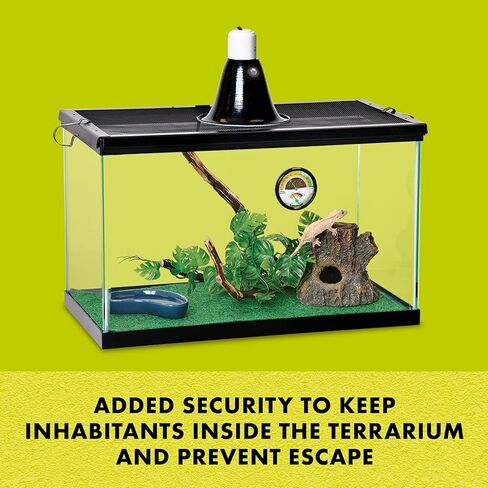 مشابك غير قابلة للقفل لشاشة الهواء النقي من زيلا للزواحف، عبوتان، صغيرة in Kuwait