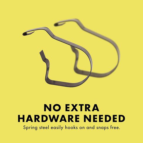 مشابك غير قابلة للقفل لشاشة الهواء النقي من زيلا للزواحف، عبوتان، صغيرة in Kuwait