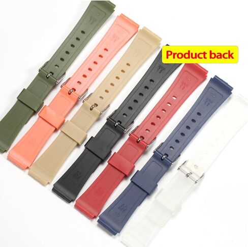 F-91W Replacement Resin Strap Compatible with Casio F-91W Mens Womens Strap Watch Accessories in Saudi Arabia