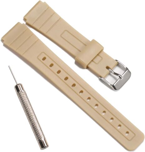 F-91W Replacement Resin Strap Compatible with Casio F-91W Mens Womens Strap Watch Accessories in Saudi Arabia