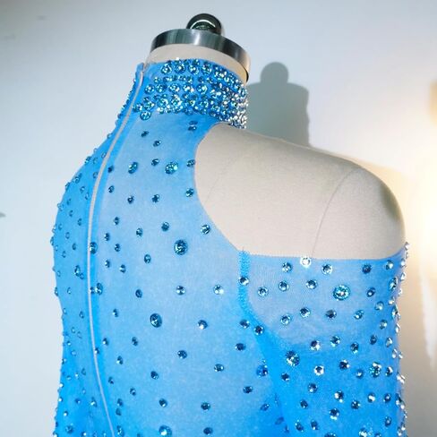 Youmeisha Sexy Fringe Rhinestone Perspective Mesh Bodysuit Women Birthday Party Team Dance Costumes Festival Carnival in Saudi Arabia
