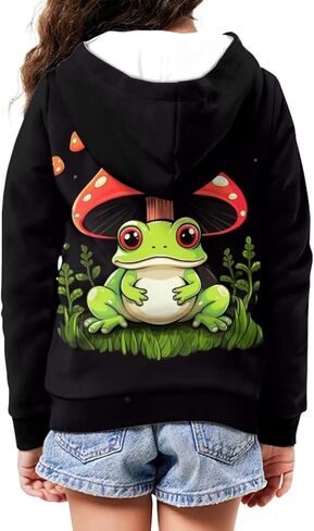 Jackets for Kids Girls 6-16 Zip Up Hoodie Casual Long Sleeve Lightweight Hooded Sweatshirt with Pockets in Saudi Arabia