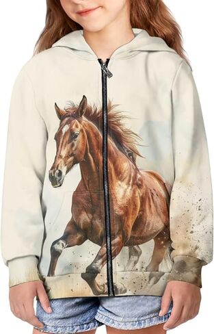 Jackets for Kids Girls 6-16 Zip Up Hoodie Casual Long Sleeve Lightweight Hooded Sweatshirt with Pockets in Saudi Arabia
