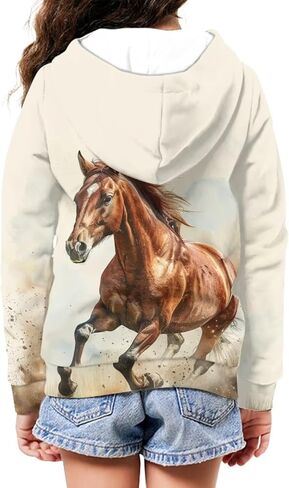 Jackets for Kids Girls 6-16 Zip Up Hoodie Casual Long Sleeve Lightweight Hooded Sweatshirt with Pockets in Saudi Arabia