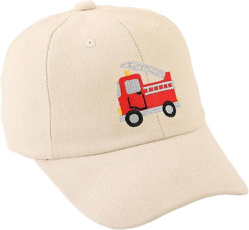 Embroidered Monster Truck Baseball Caps Toddler Boys Girls Funny Cotton Hat Adjustable Dad Summer Sun Hat 3-8 Years in Saudi Arabia