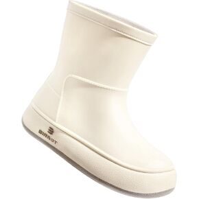 Tmore Womens Rain Boots Waterproof Rubber Boots Fashion Mid Calf Garden Shoes Slip on Rainboots with Comfort Insoles Lightweight Outdoor Work Boots