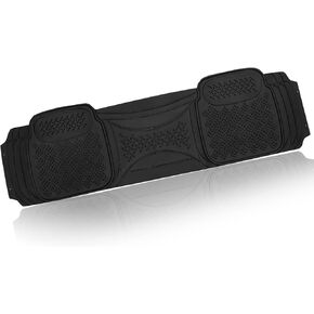 ZONETECh Premium Quality Automotive Rear Universal 1 Piece Runner Mat- All Weather Protection-Perfect for Car, Truck and SUV