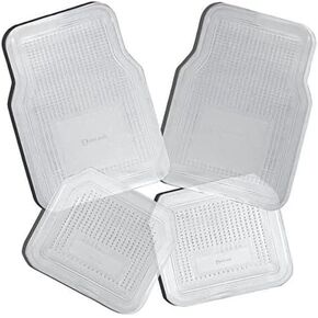 Zento Deals Car Floor Mat -Heavy Duty Weather Protection Mats (Clear)