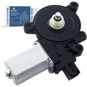 Power Window Lift Motor Compatible with Mazda 3/3Sport/CX-3/CX-5/CX-9 & Scion iA & Toyota Yaris/Yaris R/Yaris iA, Front Driver Side, with Anti-Clip Function, 6-Pin Plug, Replace # BHN95958X