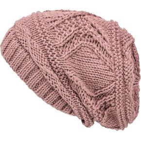 Lilax Knit Slouchy Oversized Soft Warm Winter Beanie Hat