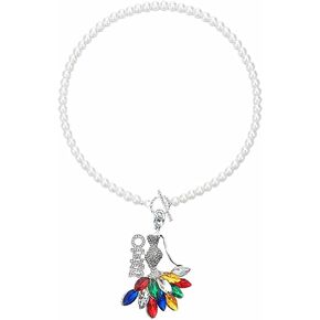 Masonic Members Inspired Gifts Order Of The Eastern Star OES Pearl Necklaces Women Society Jewelry