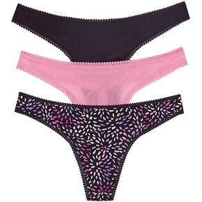 OnGossamer Women's Mesh Hip G Thong 3 Pack