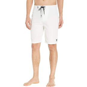 Hurley Men's Standard One & Only Supersuede 21" Boardshort, White, 28