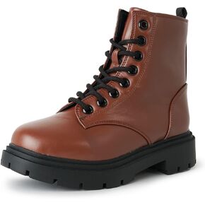 J. Adams Harley Combat Boot - Casual Outdoors Slip On Lace Up Ankle Bootie