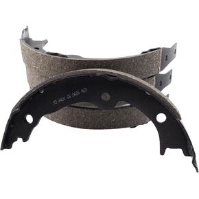 TRQ Rear Parking Brake Shoe Set Compatible with 2016-2020 Lexus GS F 2016-2017 GS200t 2018-2019 GS300 2013-2020 GS350 2013-2018 GS450h IS200t IS300 2014-2020 IS350 2015-2020 RC F RC200t RC300 RC350