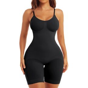 EUYZOU Shapewear Bodysuit for Women Tummy Control - Butt Lifting Fajas Full Body Shaper Seamless Thigh Slimmer Shorts