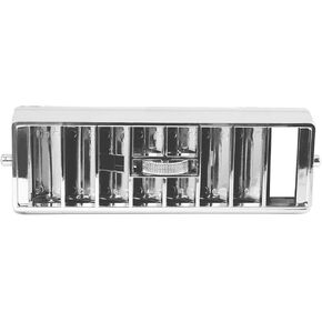 GG Grand General 68426 Chrome Long Vent Without Frame Passenger Side for Freightliner