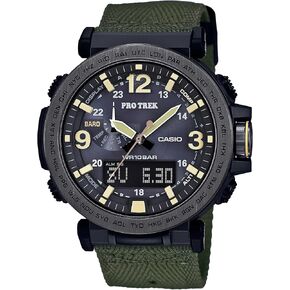 Casio Pro Trek Tough Solar Triple Sensor 52mm Analog-Digital Watch PRG-600-1CR
