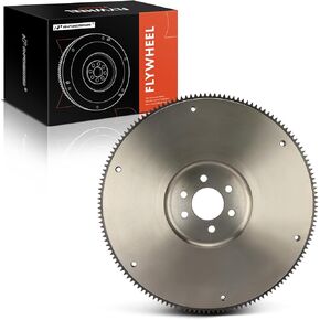 A-Premium Clutch Flywheel Compatible with Dodge Ram 1500 1994-2001, Ram 2500 1994-1996, D150 D250 1992-1993, Dakota 1994-1999, W150 W250 1992-1993, 5.2L, Manual Trans., 6 Bolt Holes, 143 Teeth