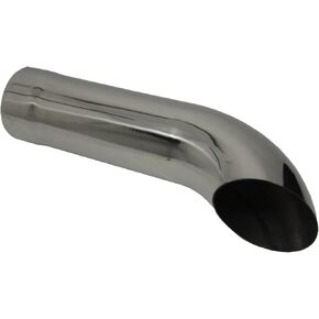 Exhaust Tip 3.50" Diameter X 16.00" Long 3.50" Inlet WTD35016-350-SS Turn Down Stainless Steel Wesdon Exhaust Tip
