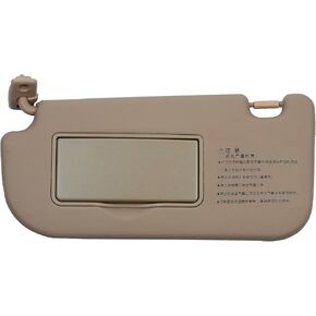 بديل حاجب الشمس باللون البيج للسائق الأيسر متوافق مع 2004-2010 Kia Sportage 852021F090EZ Sun Visor 852011F090LX