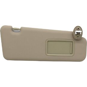 Ezzy Auto Beige Left Driver Side Sun Visor fit for Highlander 2008 2009 2010 2011 2012 2013 74320-48500-B0