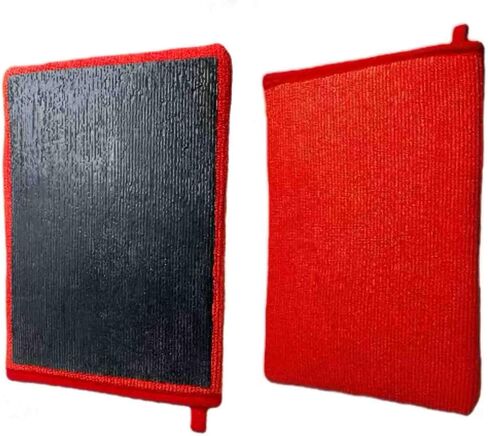 قفاز طين لتزيين السيارة - قفاز شريط طين عالي الجودة، قفاز طين صناعي لإزالة رذاذ الطلاء الزائد، بقع الماء، عصارة الأشجار، غبار السكك الحديدية من الطلاء، الزجاج، الأسطح البلاستيكية (قطعة واحدة قفاز أحمر) in Kuwait