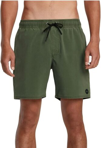 RVCA Men's Va Pigment 17" Elastic Shorts in Kuwait